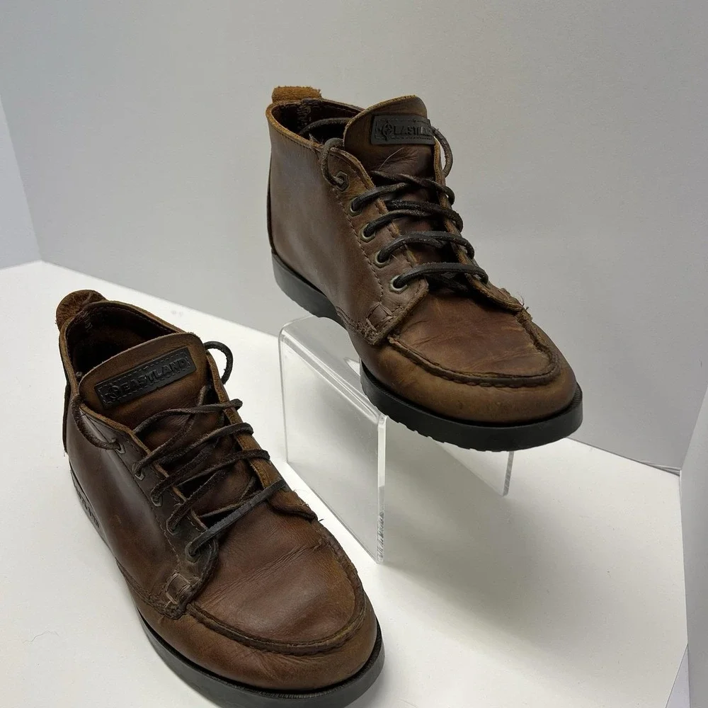 Eastland Vintage Seneca Mens 5D Brown Leather Camp Moc‎ Chukka Boots